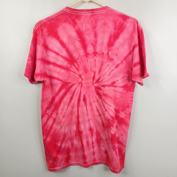 Mitchell & Ness Mens Chicago Bulls 6 Time World Champs Tie Dye SS Tee Medium - Picture 4 of 6